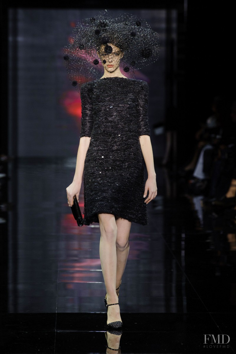 Larissa Marchiori featured in  the Armani Prive fashion show for Autumn/Winter 2014