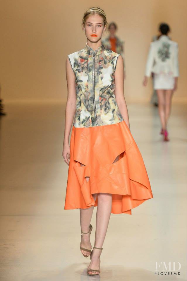 Lana Forneck featured in  the Patricia Motta fashion show for Spring/Summer 2015