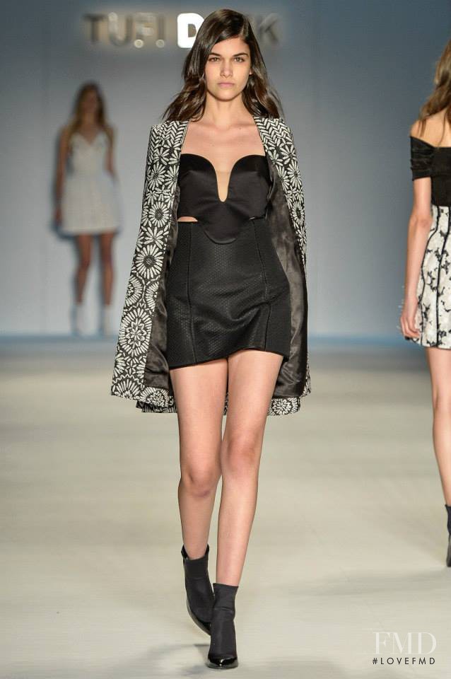 Rebecca Gobbi featured in  the Tufi Duek fashion show for Spring/Summer 2015