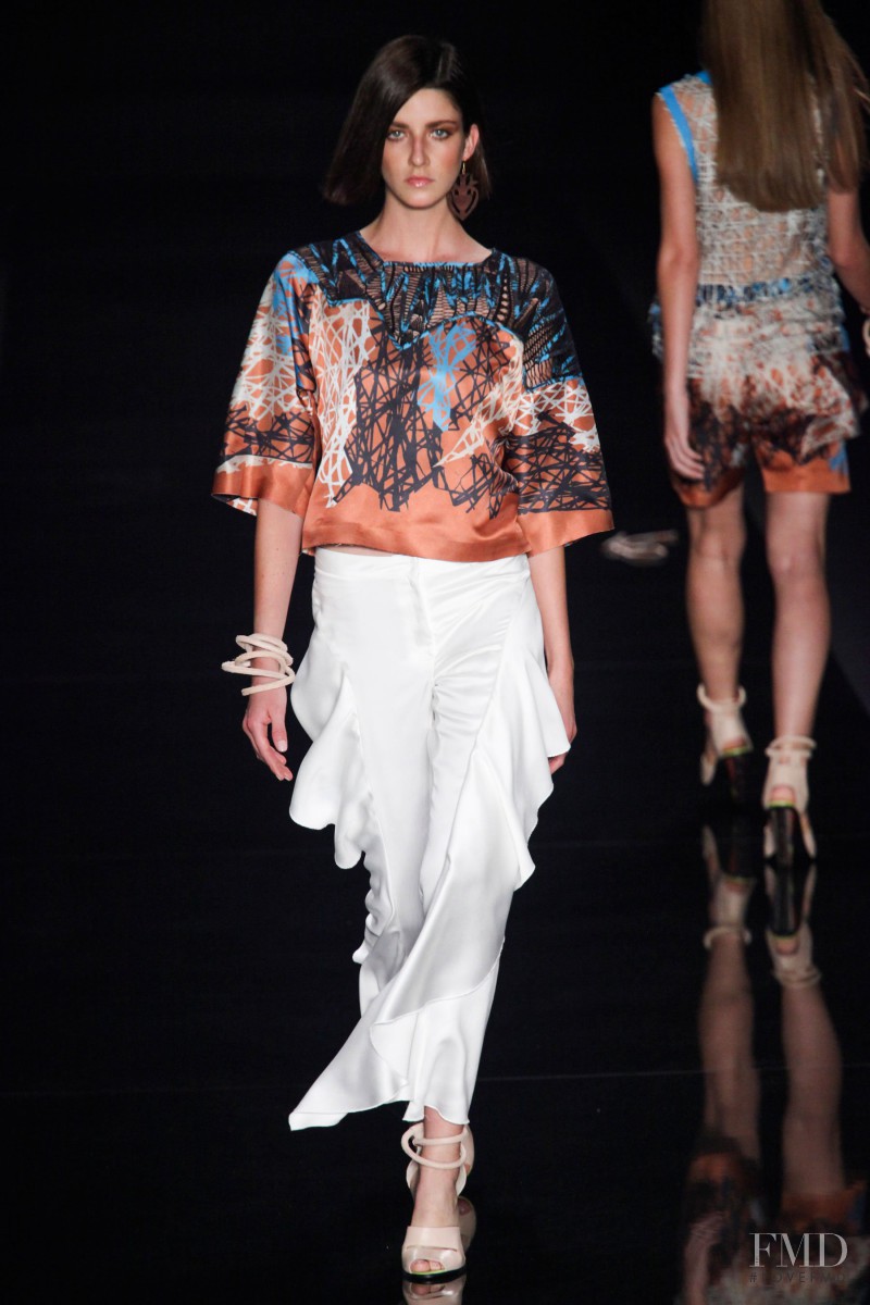 Cristina Herrmann featured in  the Animale fashion show for Spring/Summer 2015