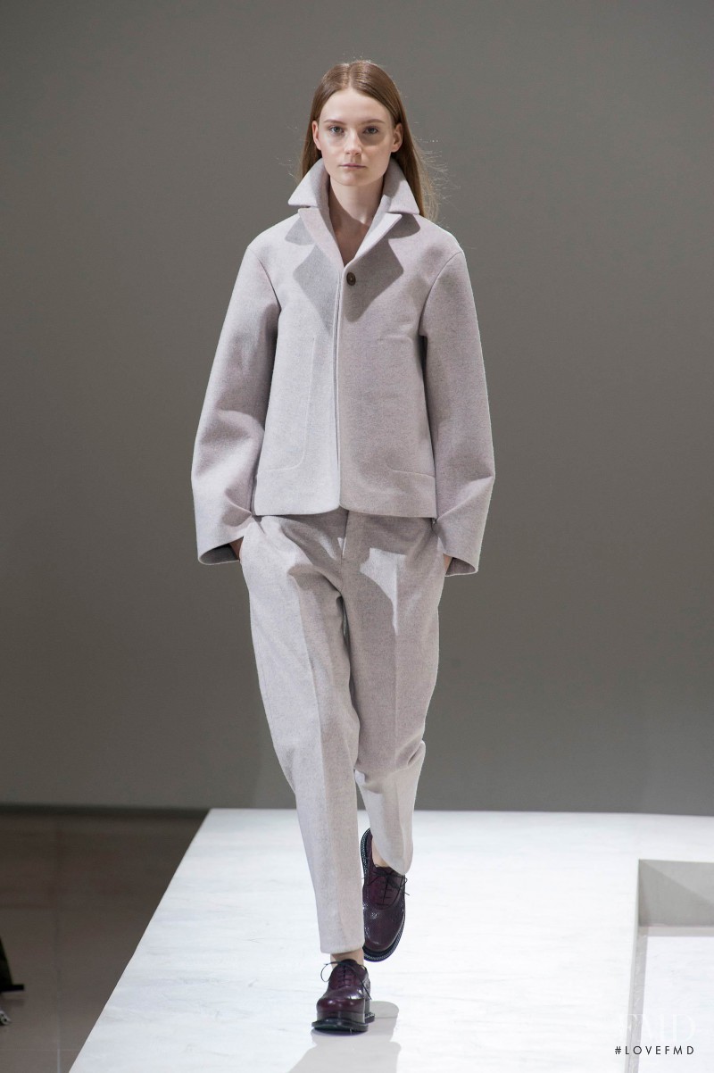 Franciska Gall featured in  the Jil Sander fashion show for Autumn/Winter 2014