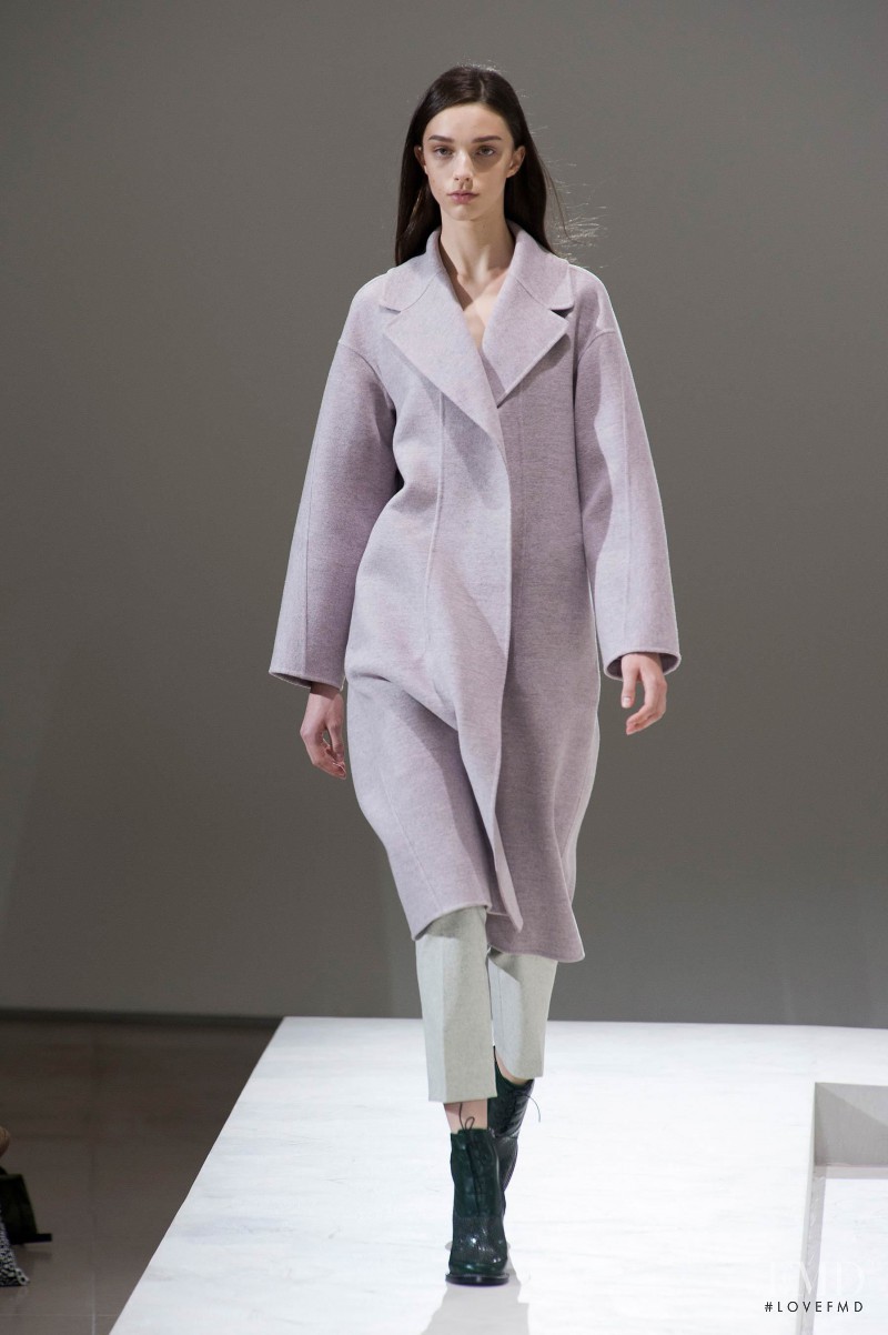 Larissa Marchiori featured in  the Jil Sander fashion show for Autumn/Winter 2014