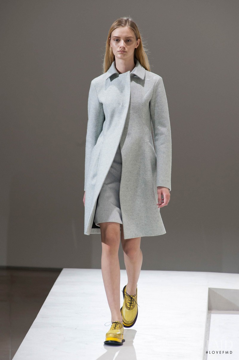 Valeriya Makarova featured in  the Jil Sander fashion show for Autumn/Winter 2014