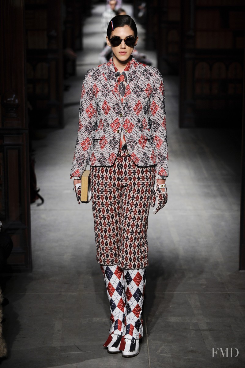 Ana Buljevic featured in  the Moncler Gamme Bleu fashion show for Autumn/Winter 2014