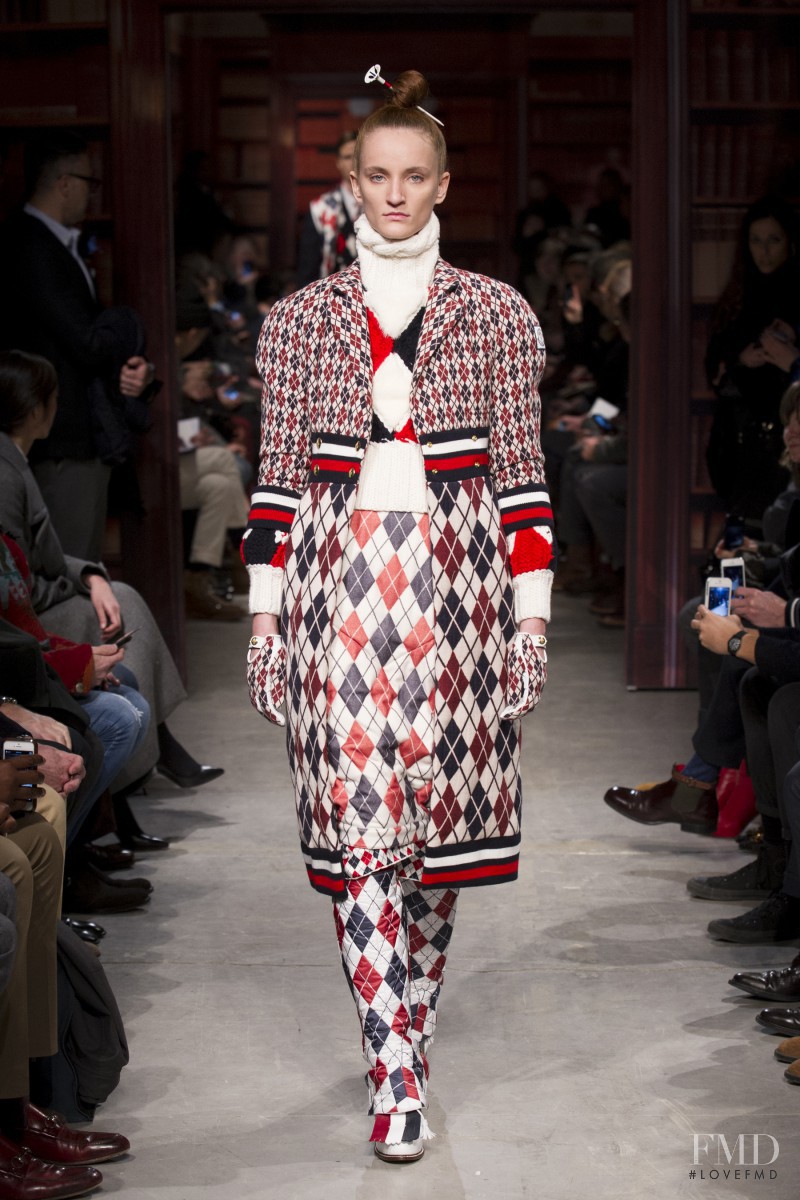 Marina Heiden featured in  the Moncler Gamme Bleu fashion show for Autumn/Winter 2014