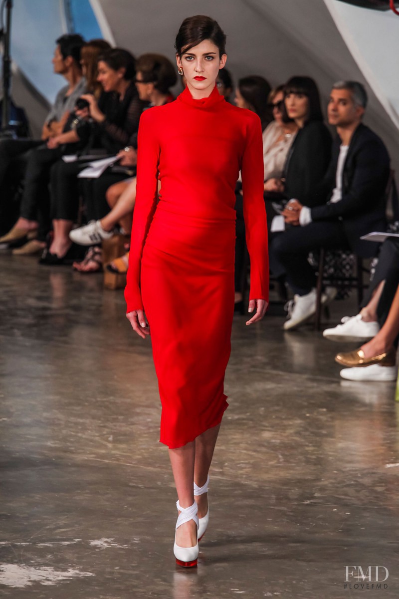 Cristina Herrmann featured in  the Alexandre Herchcovitch fashion show for Spring/Summer 2015