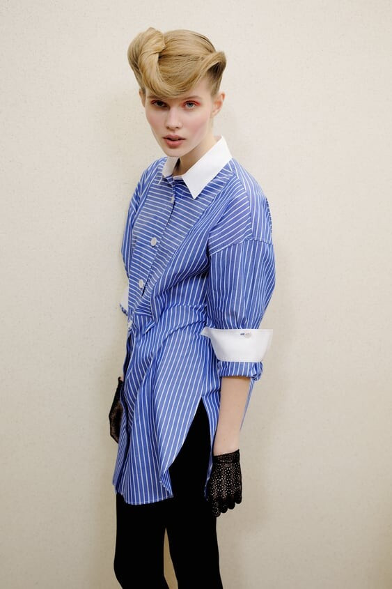 Ida Heiner featured in  the Zara advertisement for Spring/Summer 2023