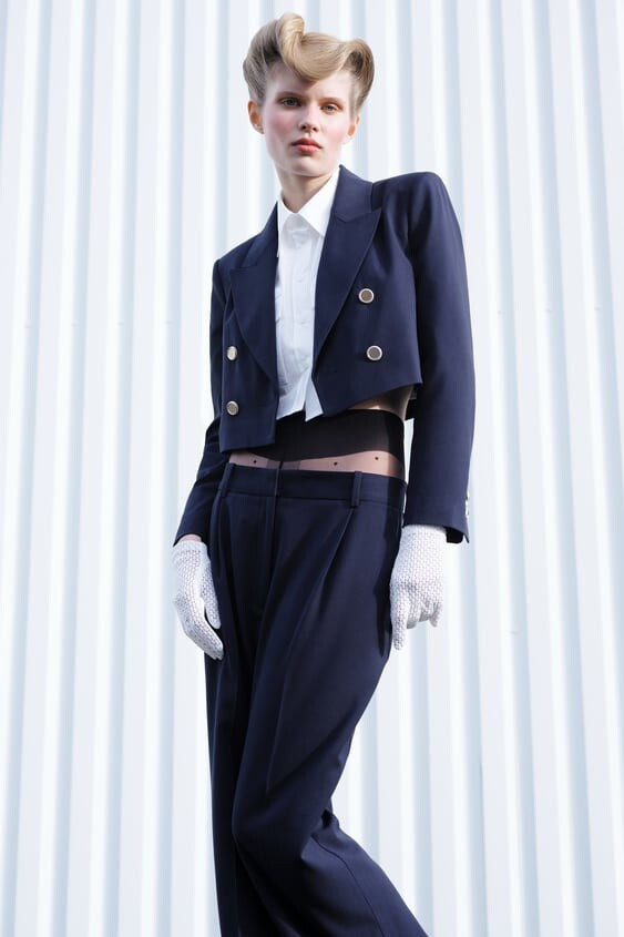 Ida Heiner featured in  the Zara advertisement for Spring/Summer 2023