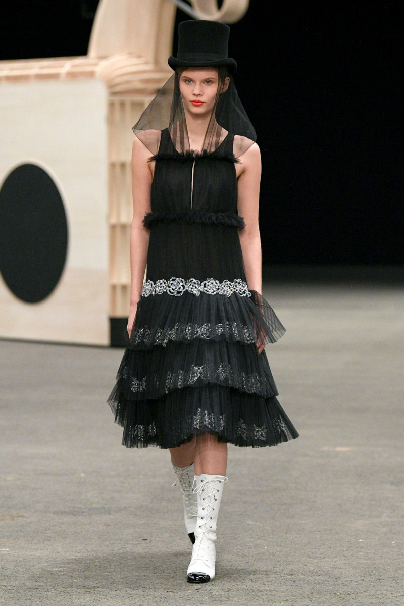 Ida Heiner featured in  the Chanel Haute Couture fashion show for Spring/Summer 2023