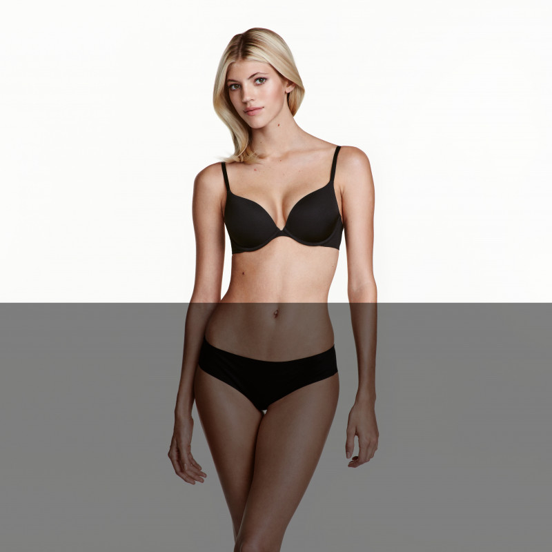 Devon Windsor featured in  the H&M Lingerie catalogue for Winter 2016