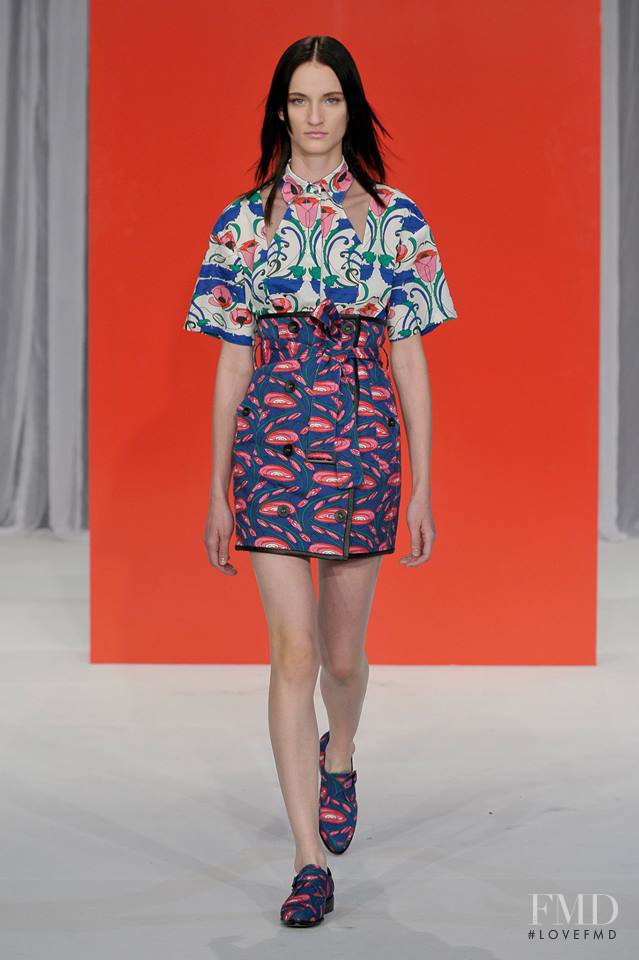 Marina Heiden featured in  the Reinaldo Lourenï¿½o fashion show for Spring/Summer 2015