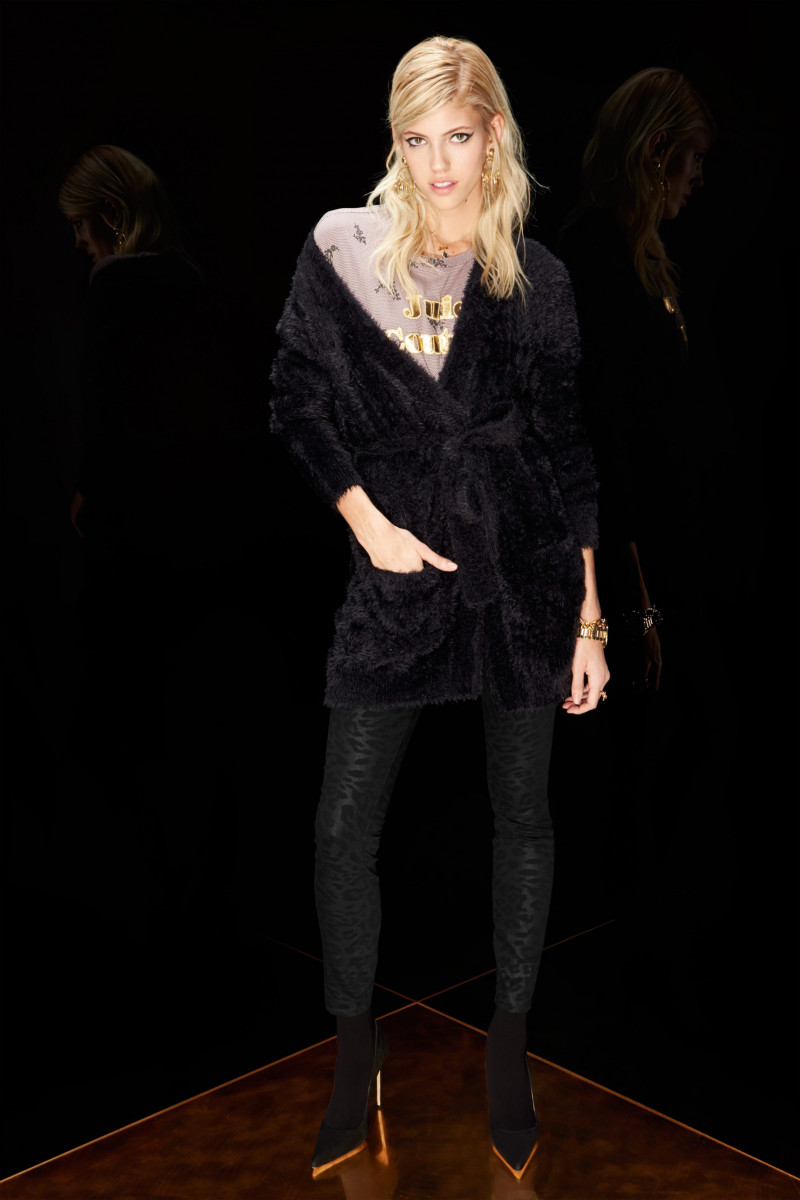 Devon Windsor featured in  the Juicy Couture Black Label lookbook for Autumn/Winter 2015