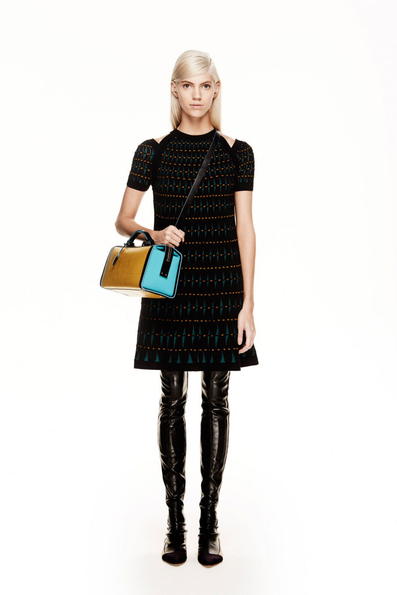 Devon Windsor featured in  the M Missoni lookbook for Pre-Fall 2014