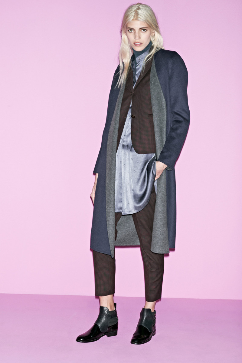 Devon Windsor featured in  the Paul et Joe lookbook for Pre-Fall 2014