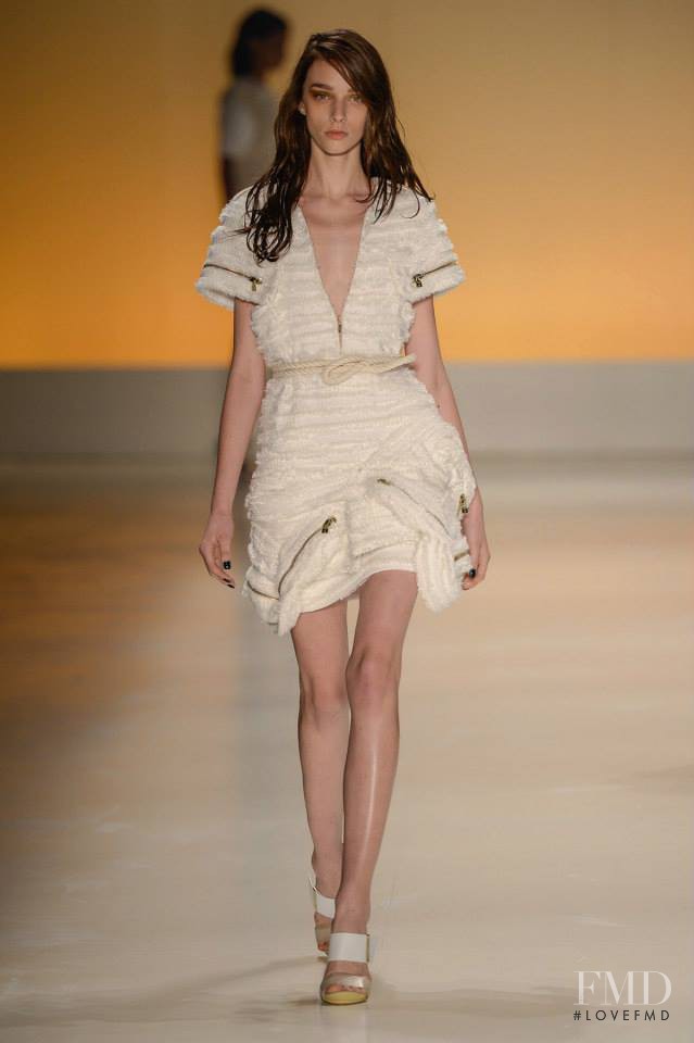 Larissa Marchiori featured in  the Forum fashion show for Spring/Summer 2015