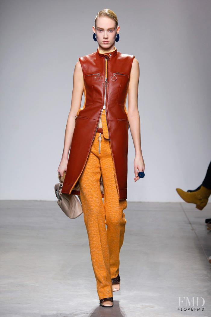 Charlene Hoegger featured in  the Acne Studios fashion show for Autumn/Winter 2014