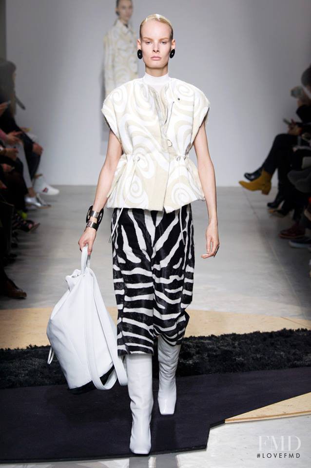 Irene Hiemstra featured in  the Acne Studios fashion show for Autumn/Winter 2014