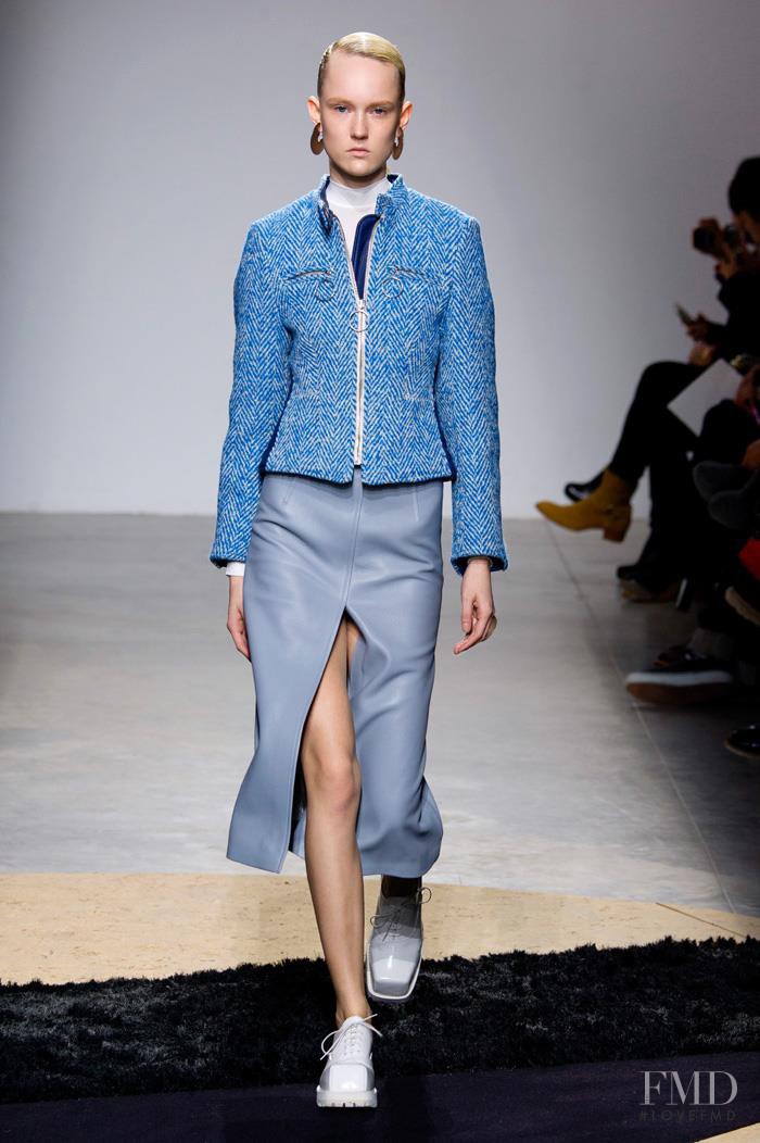 Harleth Kuusik featured in  the Acne Studios fashion show for Autumn/Winter 2014