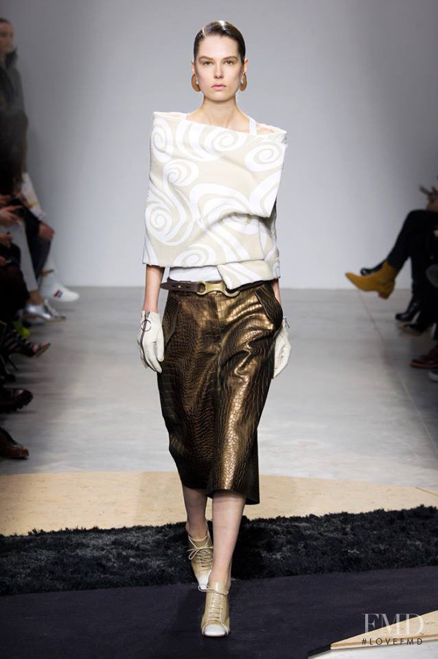 Caroline Brasch Nielsen featured in  the Acne Studios fashion show for Autumn/Winter 2014