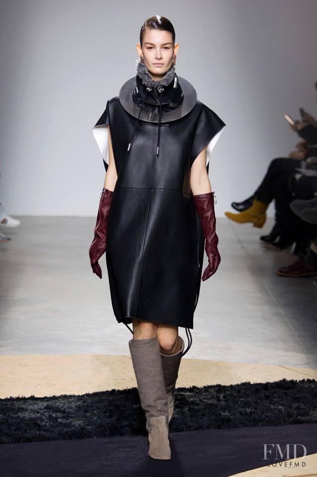 Ophélie Guillermand featured in  the Acne Studios fashion show for Autumn/Winter 2014