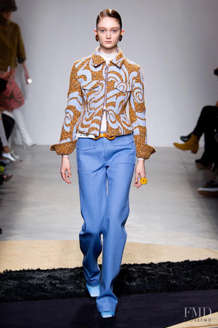 Sophie Touchet featured in  the Acne Studios fashion show for Autumn/Winter 2014