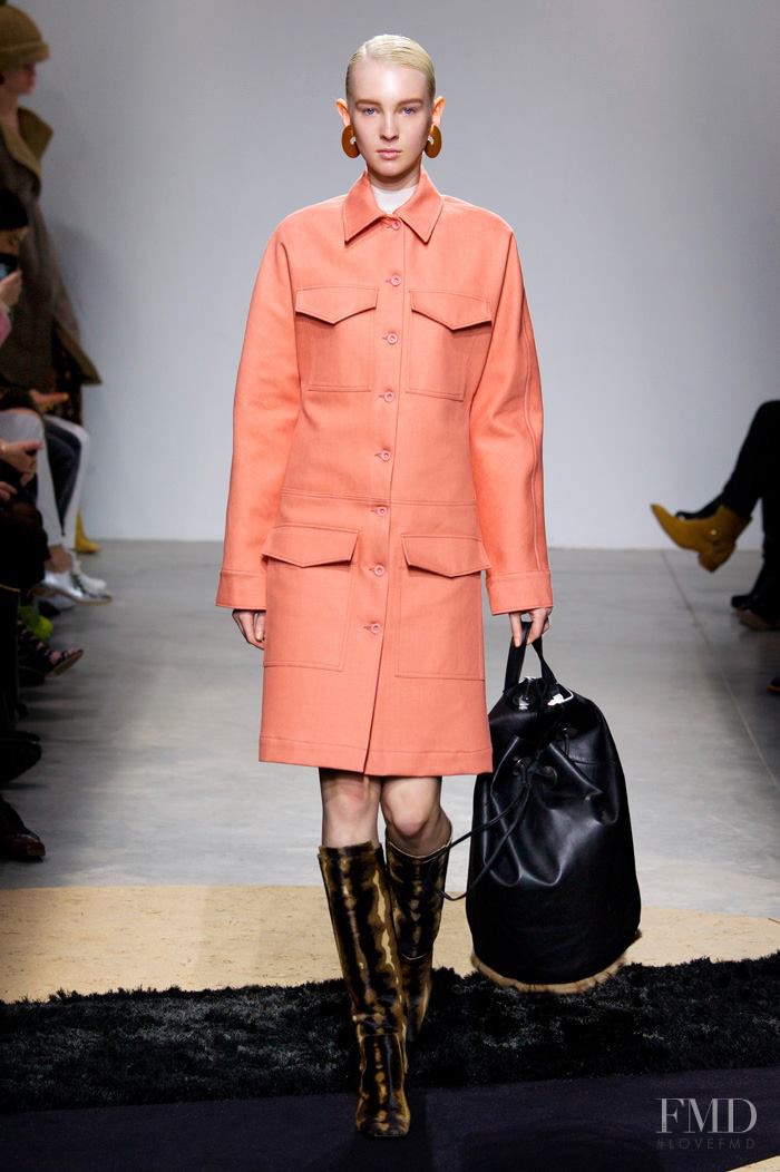 Nastya Sten featured in  the Acne Studios fashion show for Autumn/Winter 2014