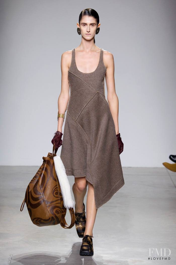 Daiane Conterato featured in  the Acne Studios fashion show for Autumn/Winter 2014