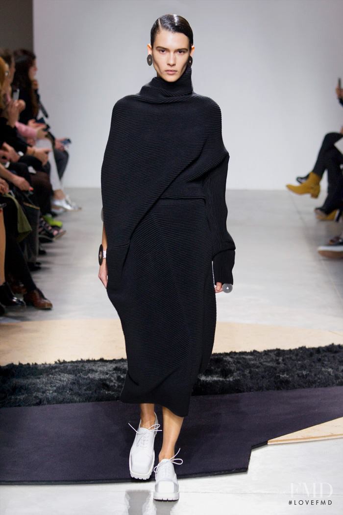 Iana Godnia featured in  the Acne Studios fashion show for Autumn/Winter 2014