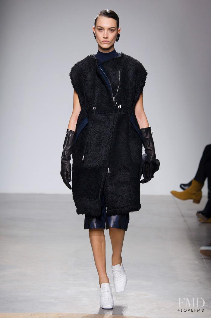 Ronja Furrer featured in  the Acne Studios fashion show for Autumn/Winter 2014
