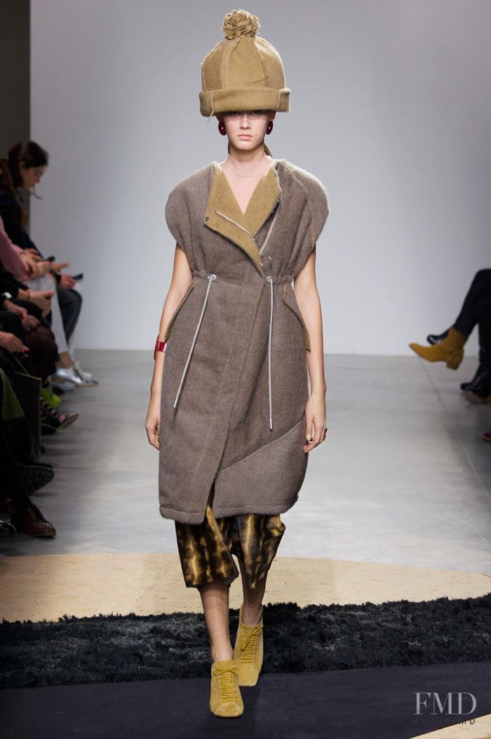 Marylou Moll featured in  the Acne Studios fashion show for Autumn/Winter 2014