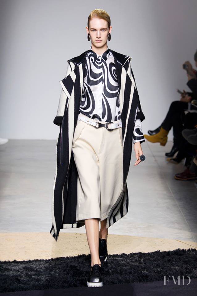 Ashleigh Good featured in  the Acne Studios fashion show for Autumn/Winter 2014