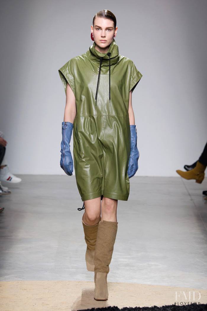 Emma Champtaloup featured in  the Acne Studios fashion show for Autumn/Winter 2014