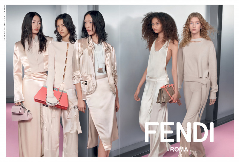 America Gonzalez featured in  the Fendi advertisement for Spring/Summer 2023