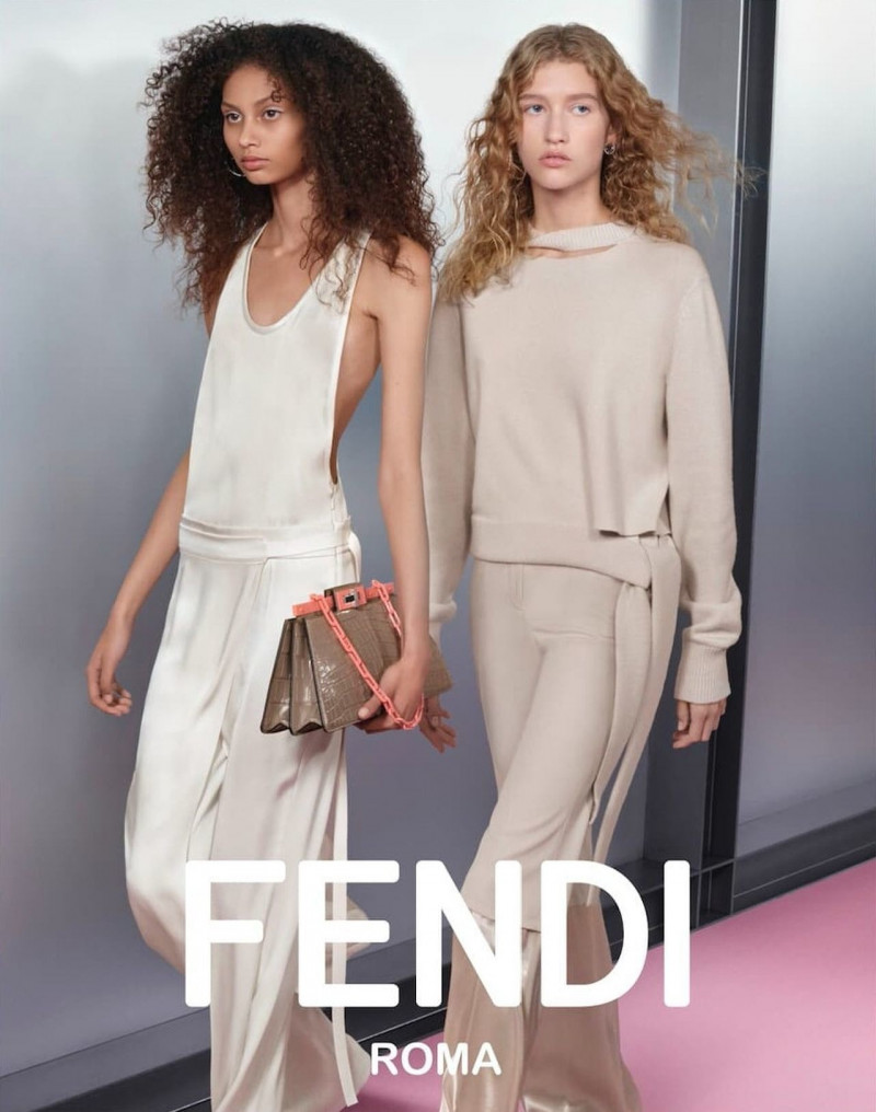 Apolline Rocco Fohrer featured in  the Fendi advertisement for Spring/Summer 2023