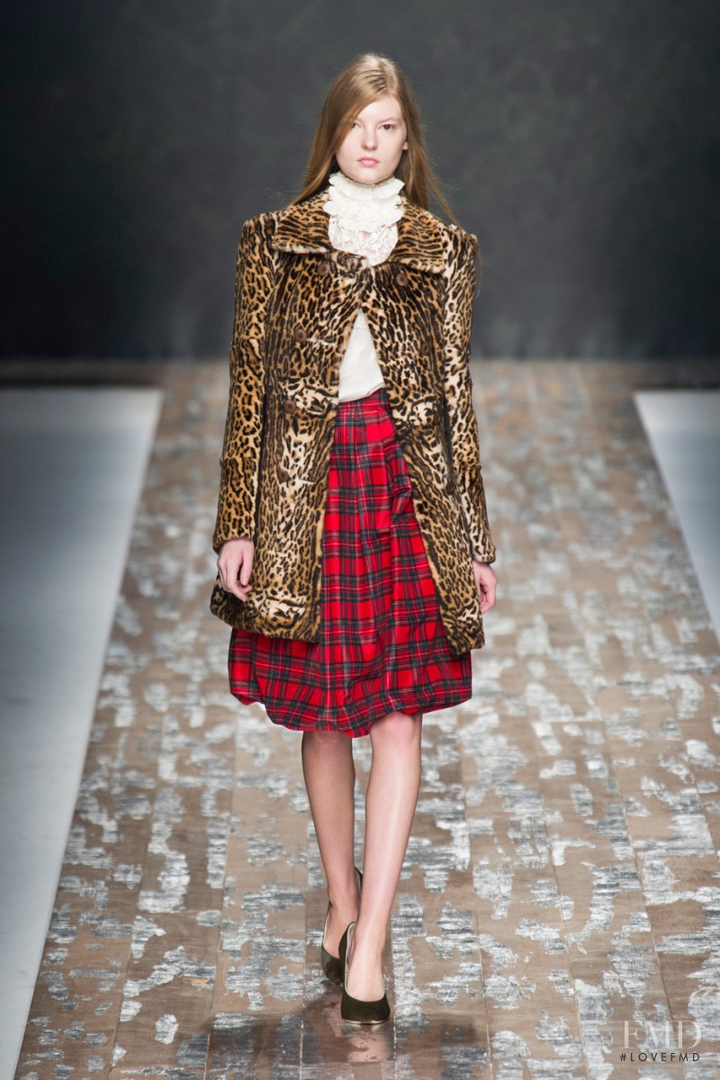 Kaitlyn Dorman featured in  the be Blumarine fashion show for Autumn/Winter 2013