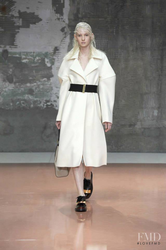 Nastya Sten featured in  the Marni fashion show for Autumn/Winter 2014