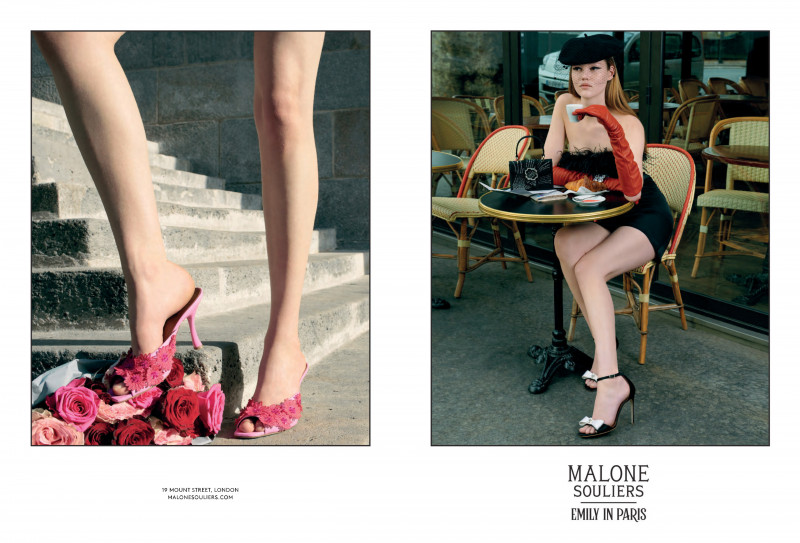 Malone Souliers advertisement for Spring/Summer 2023