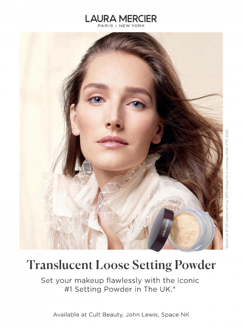 Laura Mercier advertisement for Spring/Summer 2023