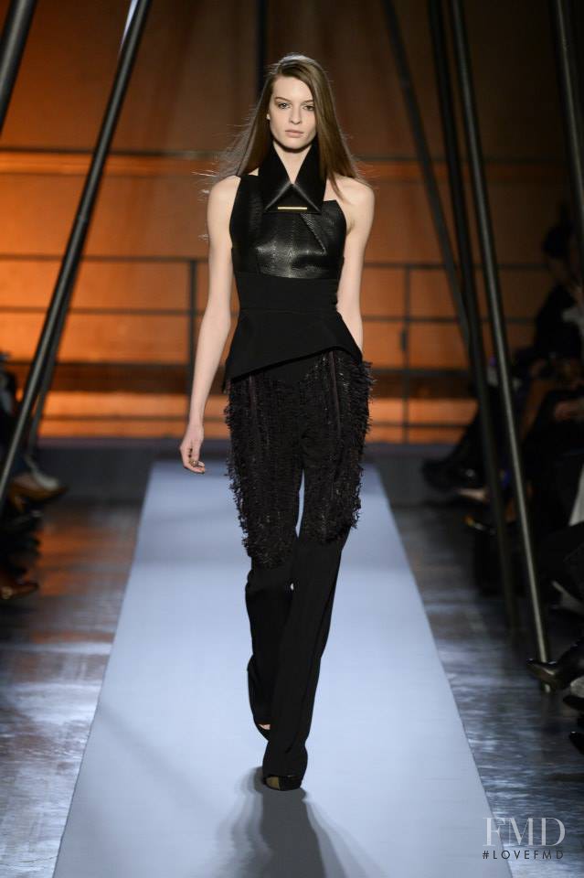 Cristina Mantas featured in  the Roland Mouret fashion show for Autumn/Winter 2014