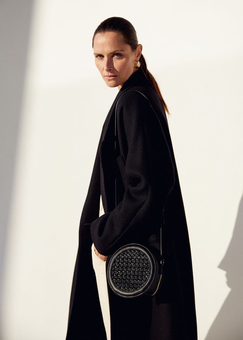 Tasha Tilberg featured in  the Mango advertisement for Pre-Fall 2019