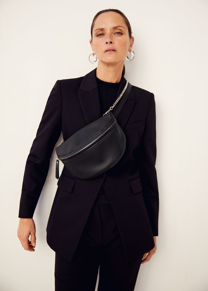 Tasha Tilberg featured in  the Mango advertisement for Pre-Fall 2019