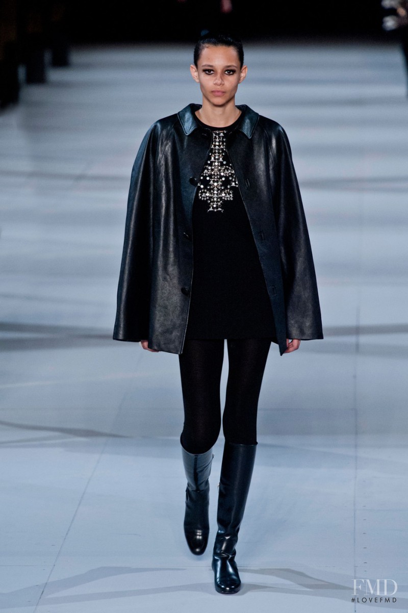Binx Walton featured in  the Saint Laurent fashion show for Autumn/Winter 2014