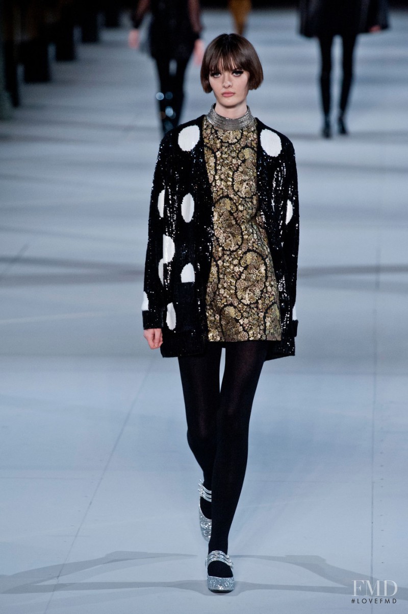Sam Rollinson featured in  the Saint Laurent fashion show for Autumn/Winter 2014