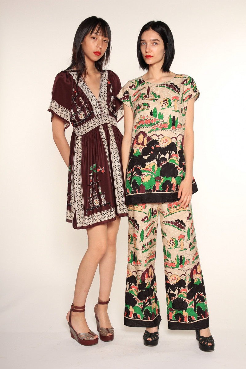 Anna Sui lookbook for Resort 2015