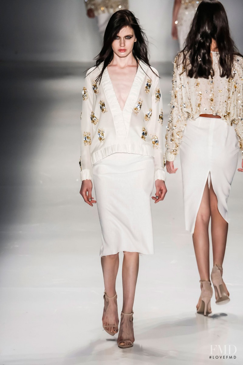 Rebecca Gobbi featured in  the Wagner Kallieno fashion show for Spring/Summer 2015