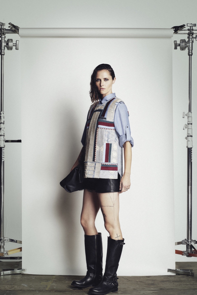 Tasha Tilberg featured in  the BCBG By Max Azria lookbook for Resort 2016