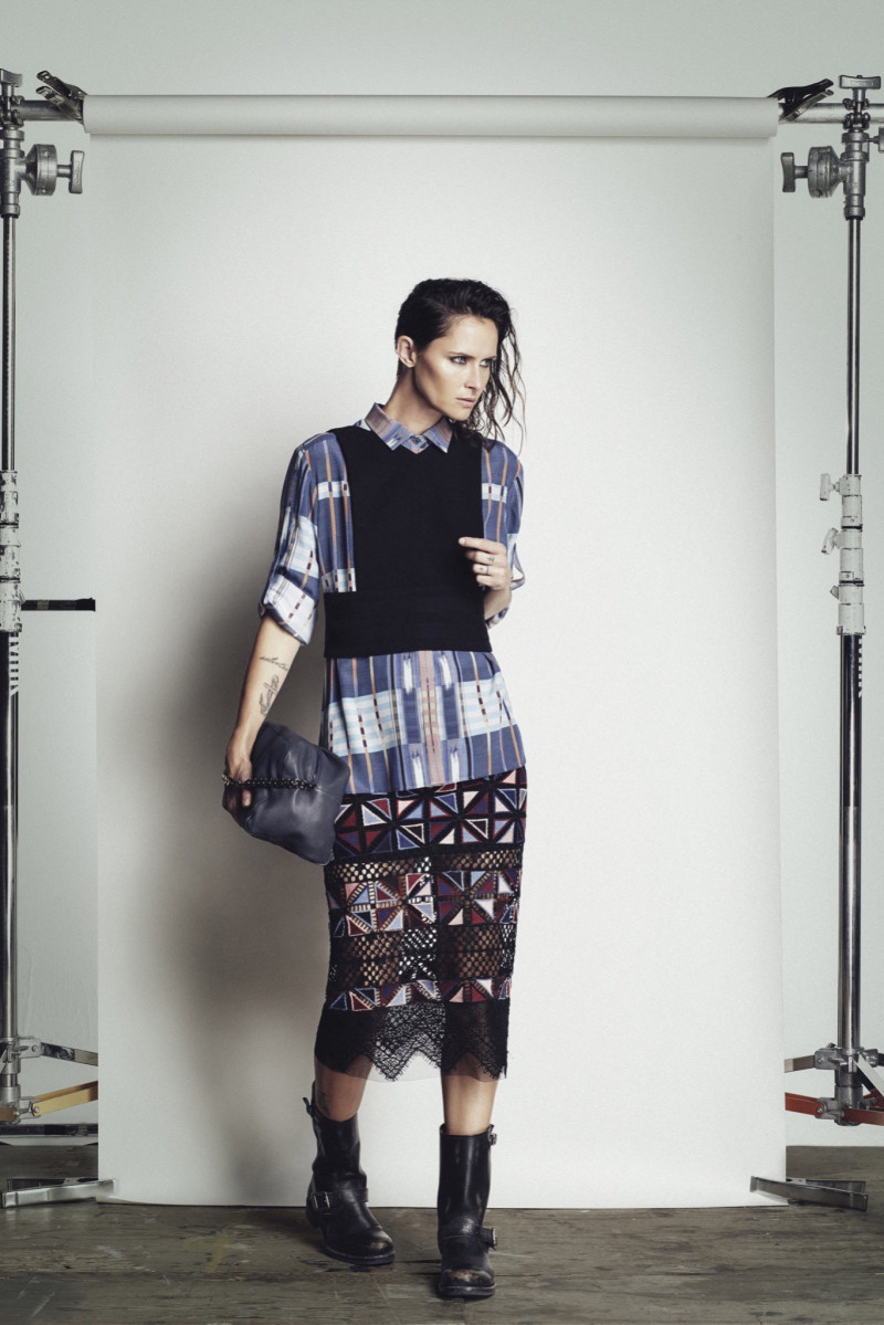 Tasha Tilberg featured in  the BCBG By Max Azria lookbook for Resort 2016