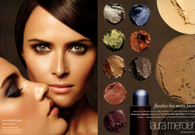 Tasha Tilberg featured in  the Laura Mercier advertisement for Autumn/Winter 2011