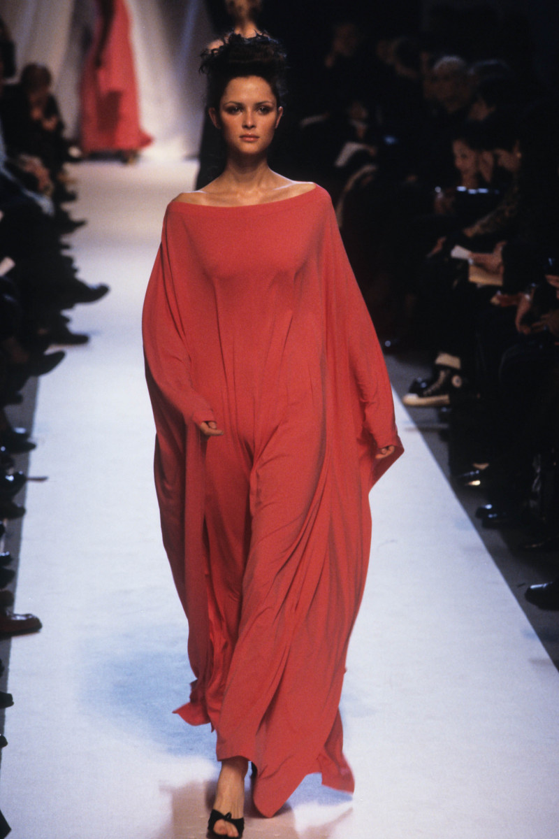 Tasha Tilberg featured in  the Marcel Marongiu fashion show for Spring/Summer 1997