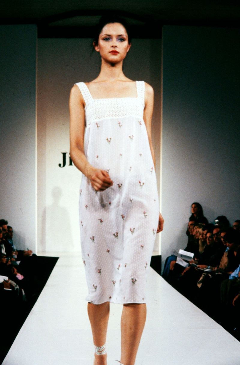 Tasha Tilberg featured in  the Jill Stuart fashion show for Spring/Summer 1997